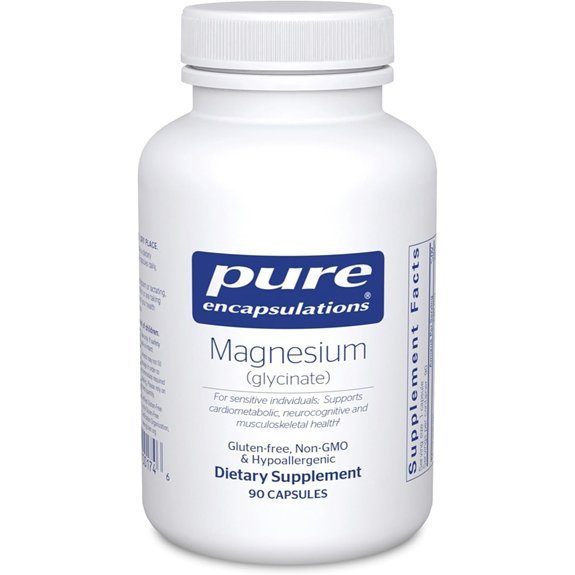 Pure Encapsulations Magnesium Glycinate Supplement (90 Capsules)