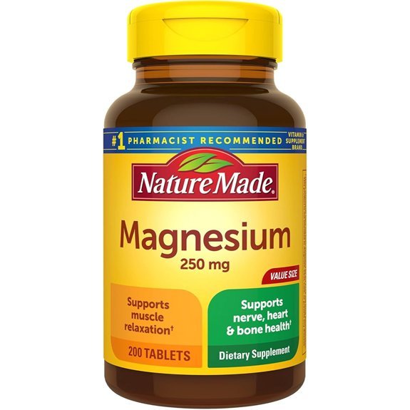 Nature Made Magnesium Oxide 250 mg Supplements (200 Tablets)