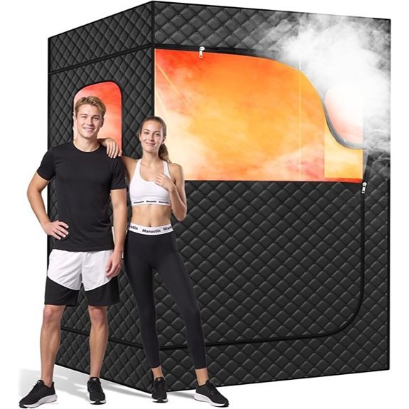 Manastin 2 Person Portable Steam Sauna for Home