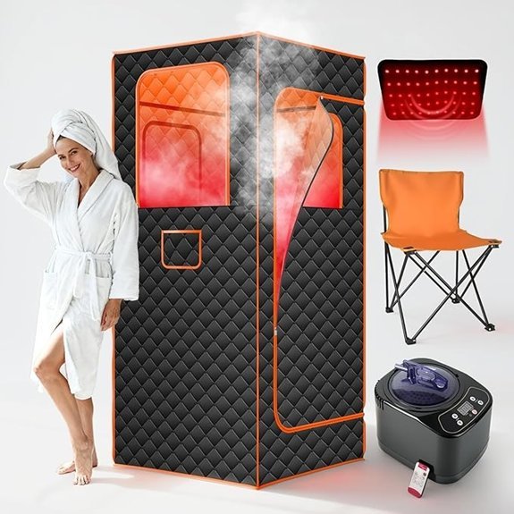 HomeCare Portable Sauna Box with Steamer & Timer