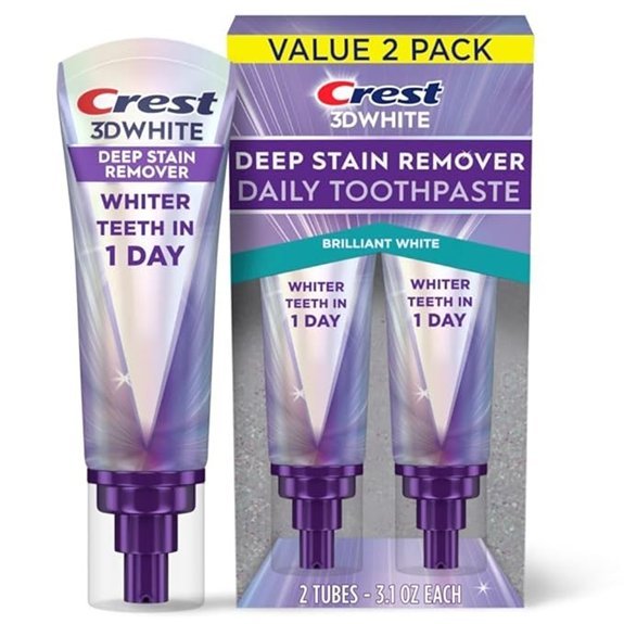 Crest 3D White Brilliance Toothpaste (2-Pack)